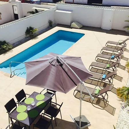 Villa Campoamor & Private Pool, Garden & Roof Terraces Distant Sea Views *
